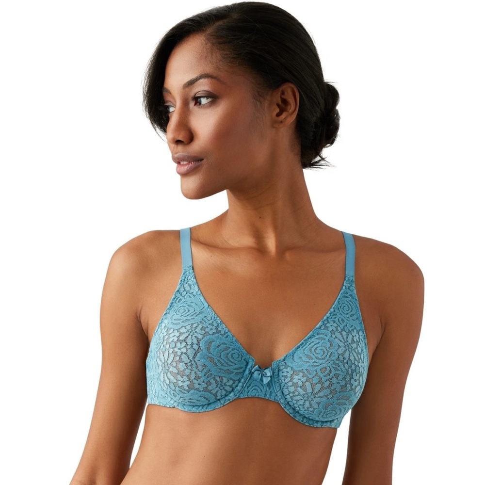 NWOT Wacoal 851205 Halo Lace underwire bra